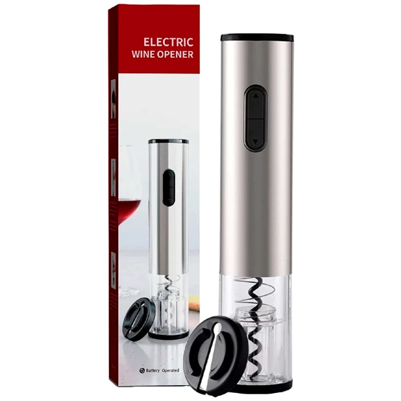 Sacacorchos Eléctrico Automático de Acero Inoxidable