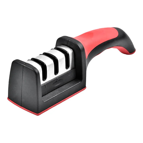 Afilador Manual de Cuchillos y Tijeras 3 en 1