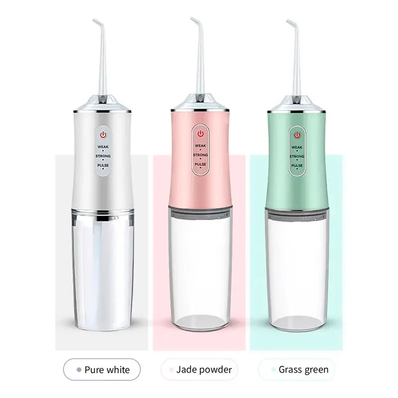 AquaSmile™ | Irrigador Bucal Recargable Limpieza Dental Profunda