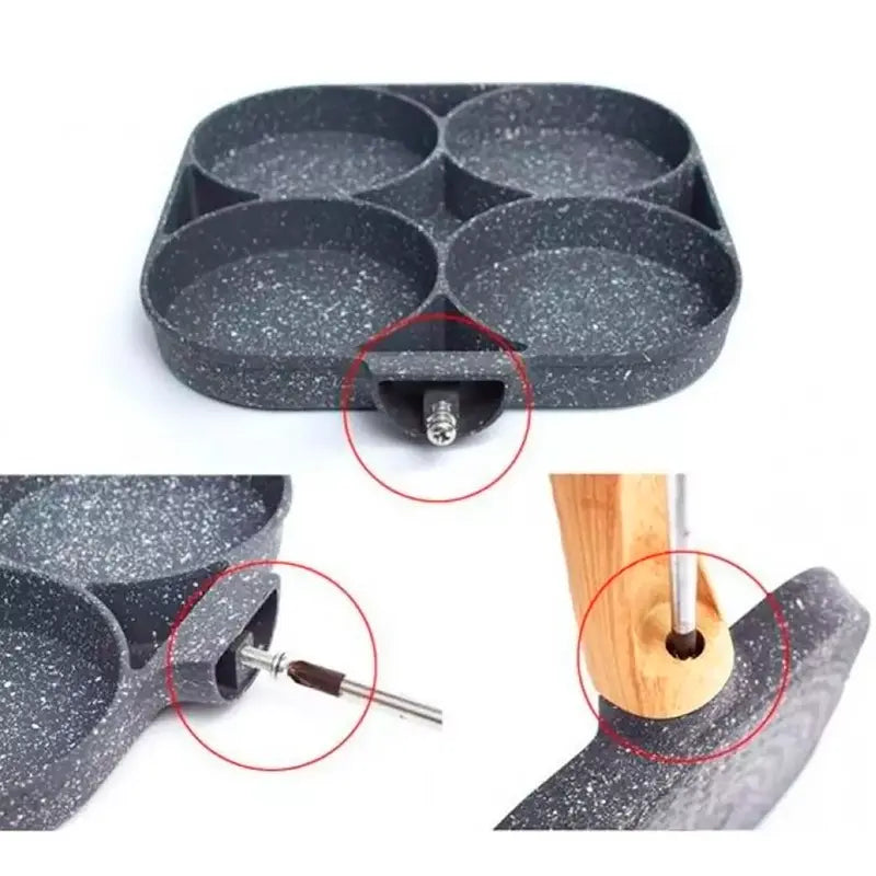 Sartén de Cuatro Agujeros