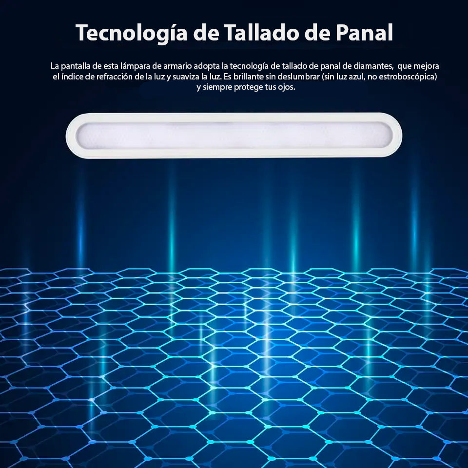 Lámpara Led - Inalámbrica y Recargable - Para Escritorio, Pared o Espejo