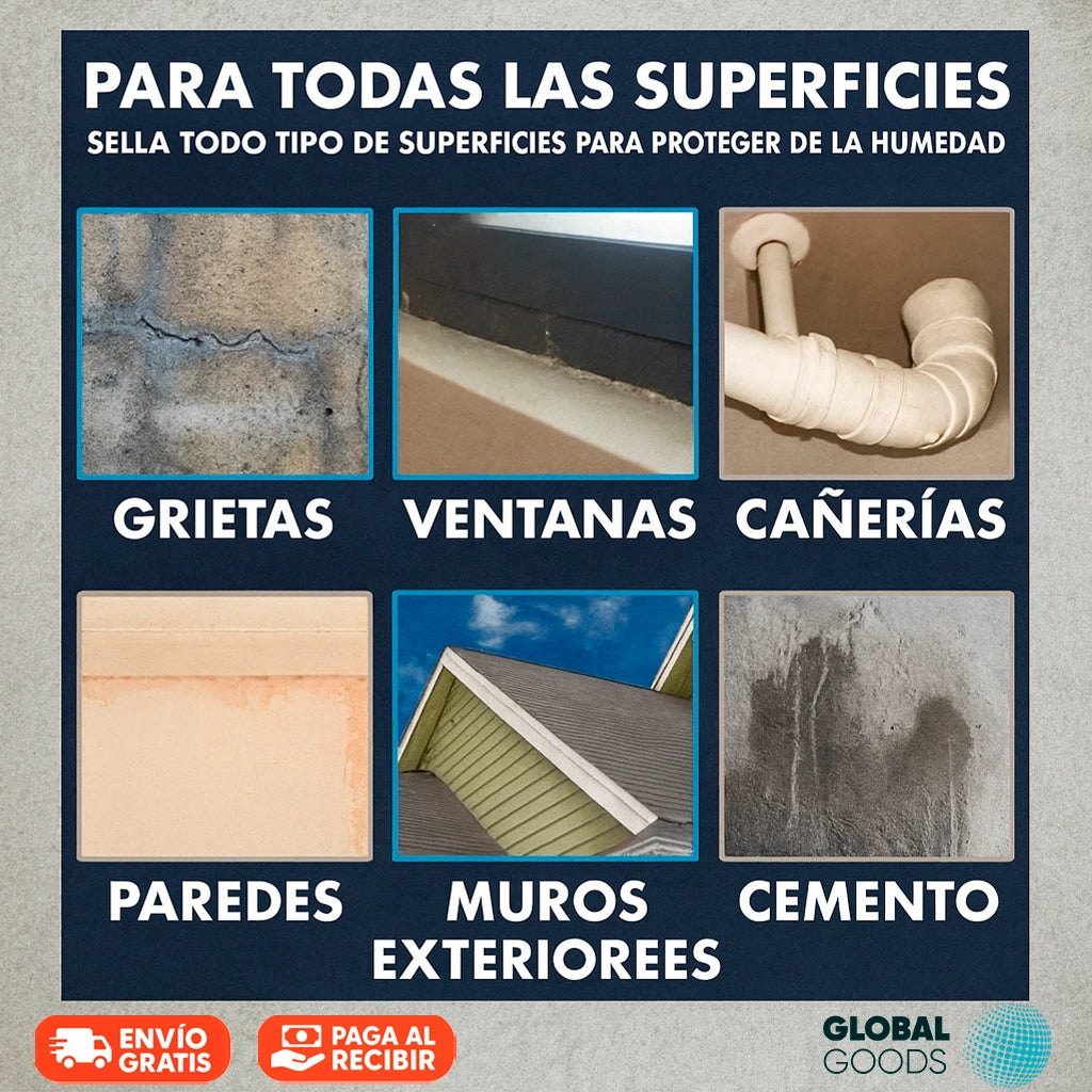 Sellador Transparente Impermeable 1 kg + Brocha