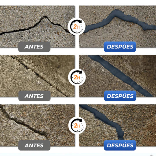 Adhesivo para Reparación de Grietas 500g | Pack 2 Unidades