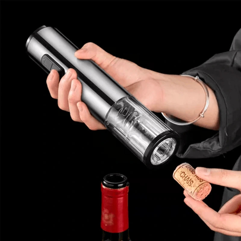 Sacacorchos Eléctrico Automático de Acero Inoxidable