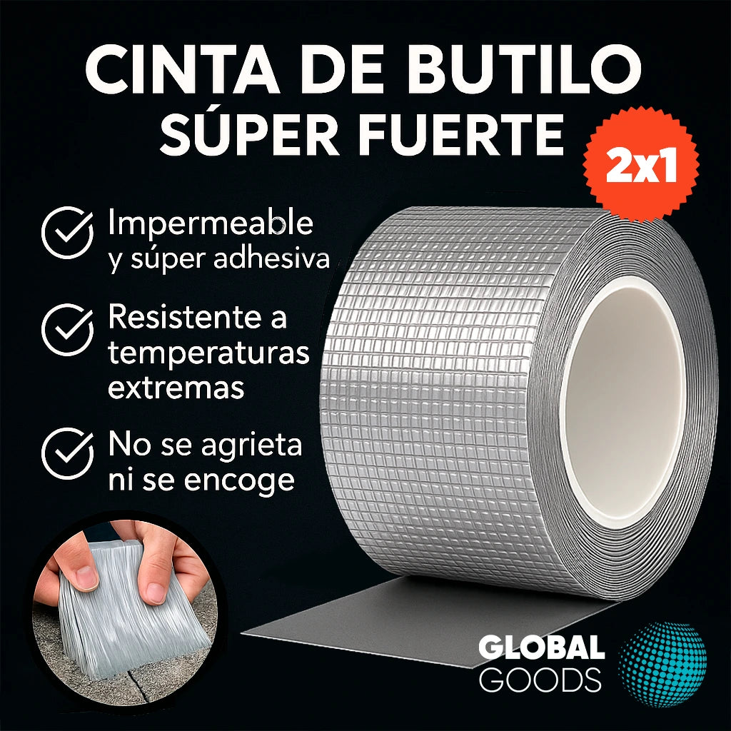 Cinta Adhesiva Tapagoteras Impermeable | Pack 2 Unidades