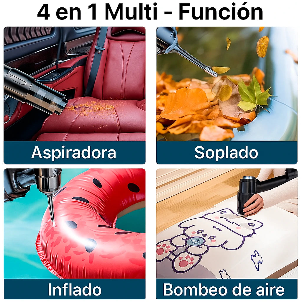 Aspiradora Inalámbrica Recargable 4 en 1 | 18000 PA