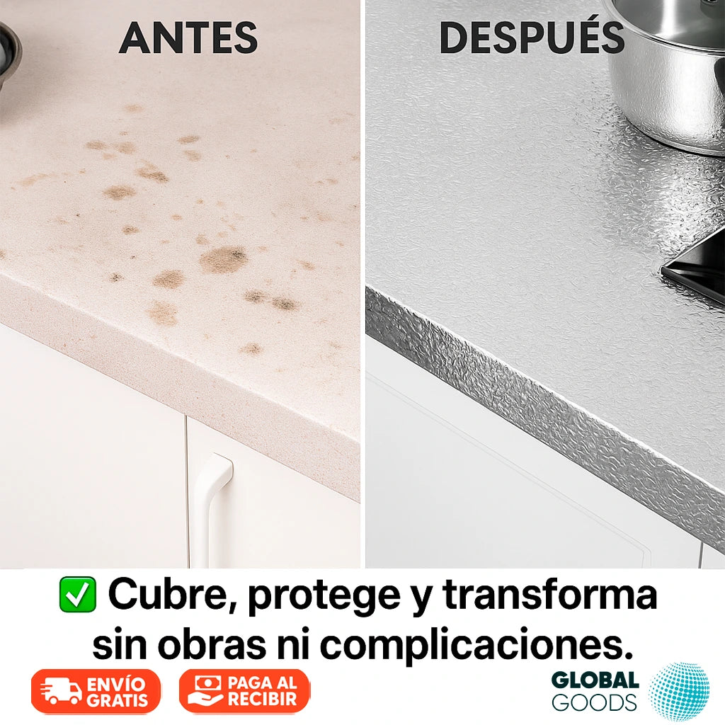 SilverShield | Lámina de Aluminio Adhesiva 60CMx3M | Pack 2 Unidades