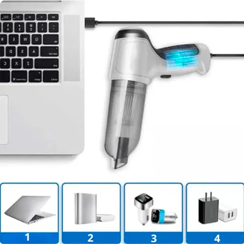 CleanJet™ | Aspiradora Portátil Inalámbrica 3 en 1