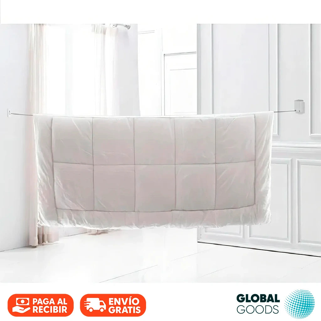 Tendedero Retráctil de Pared | 4,2 m de Longitud