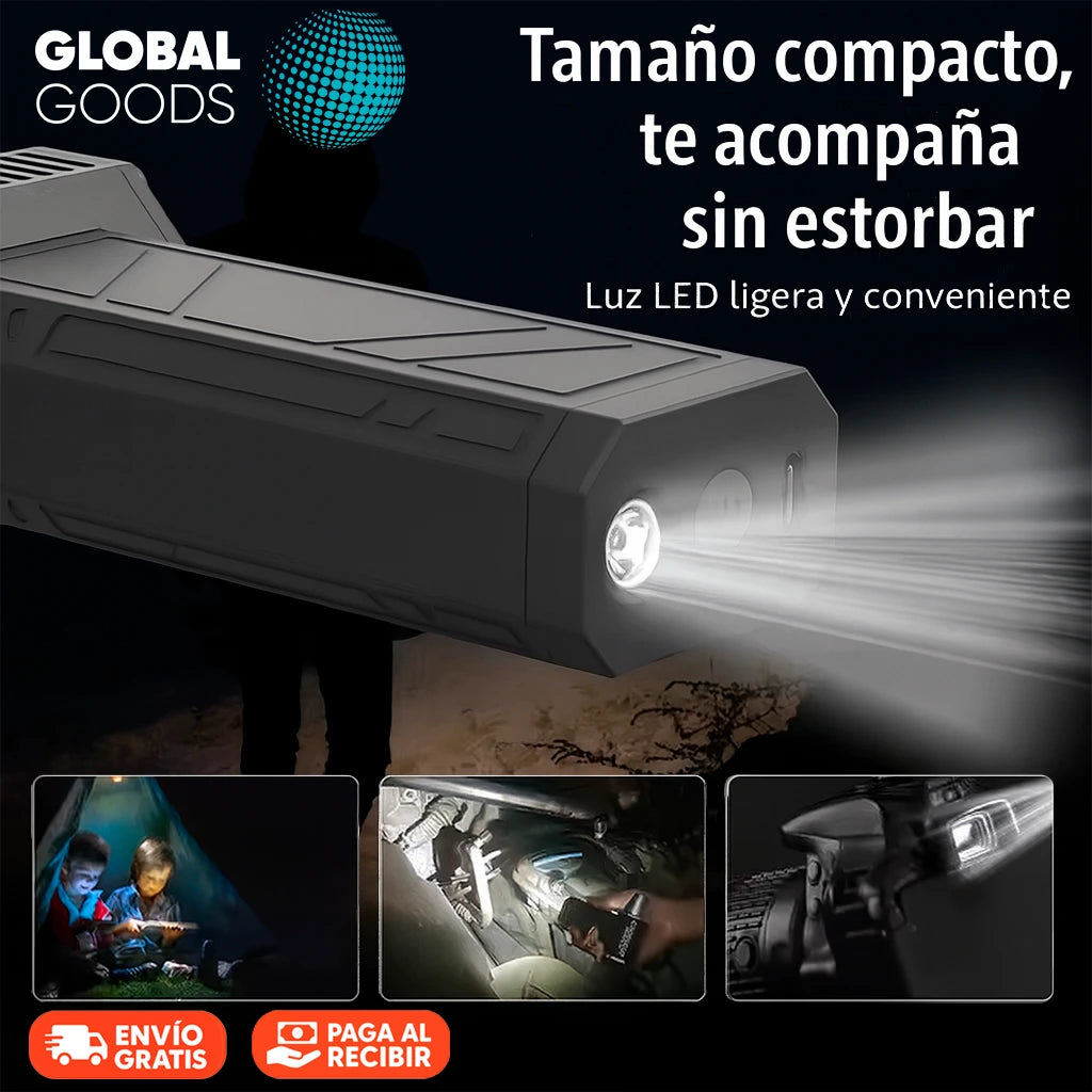 JetMini™ TurboAir | Soplador de Mano Inalámbrico con Linterna