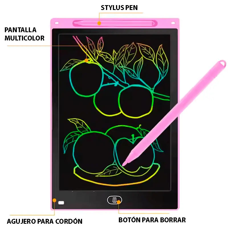 Pizarra LCD Tableta de Escritura Mágica Multicolor
