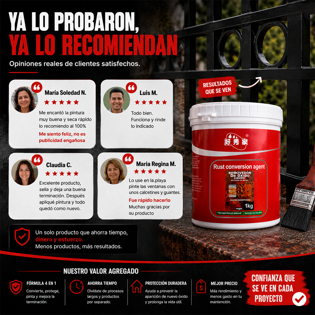 Pintura | Convertidor De Óxido | 1 kg