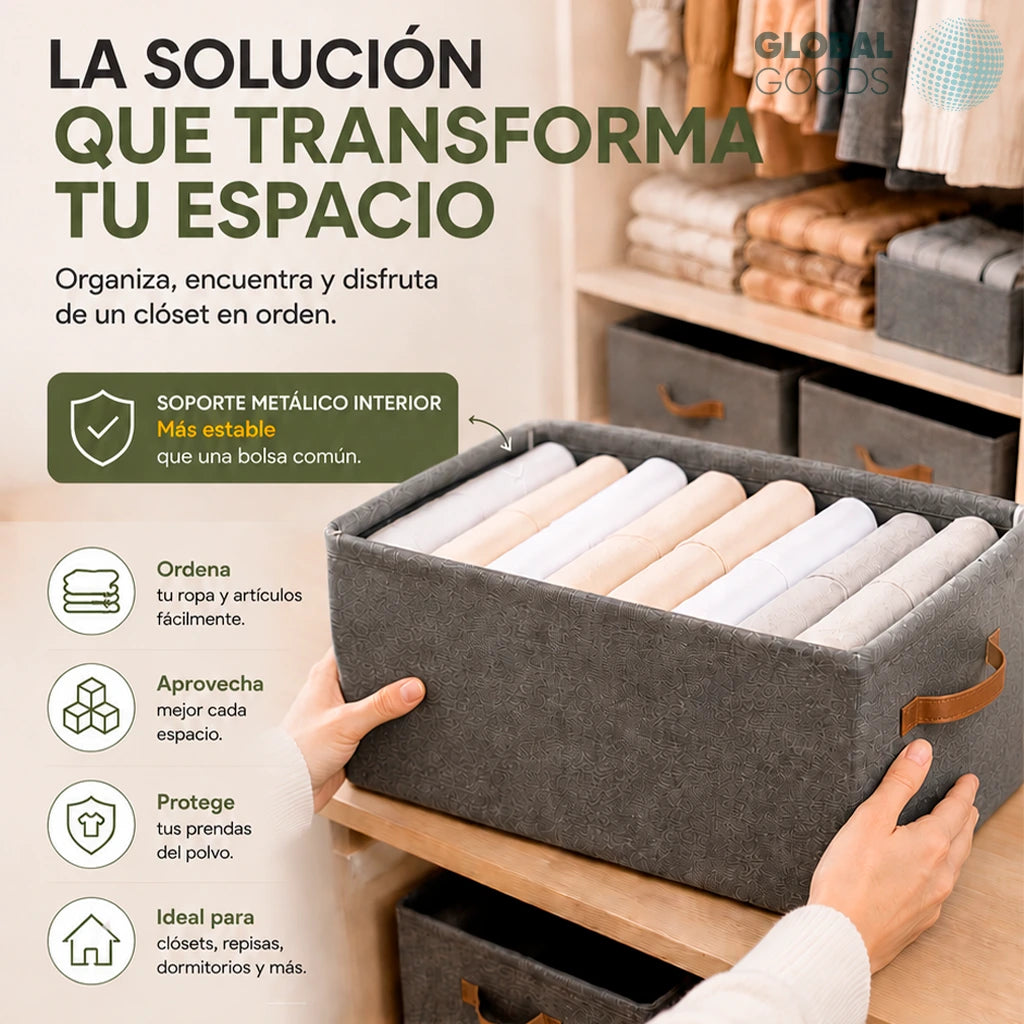 Organizador de Ropa Plegable | Pack 4 Unidades
