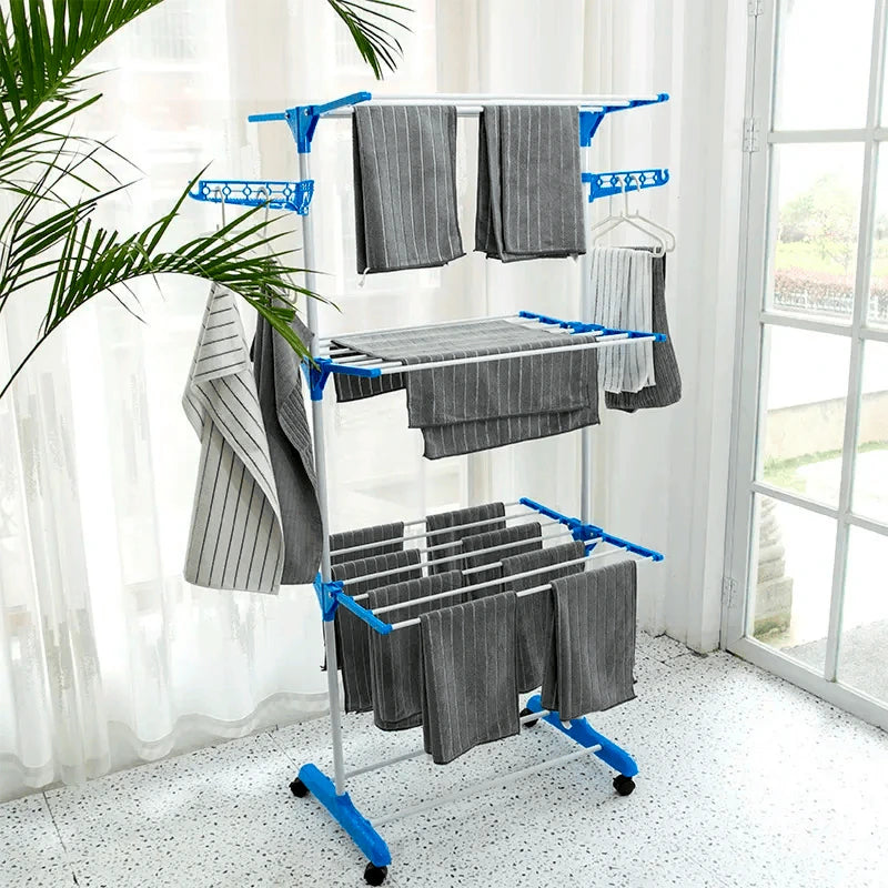 Tendedero Vertical Plegable 3 Niveles