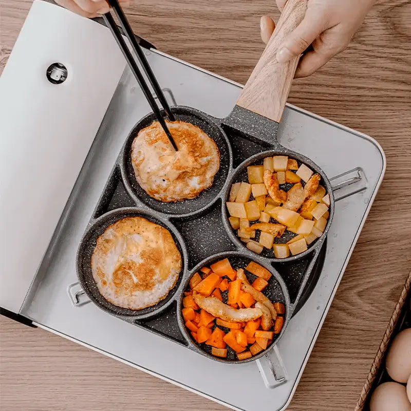 Sartén de Cuatro Agujeros