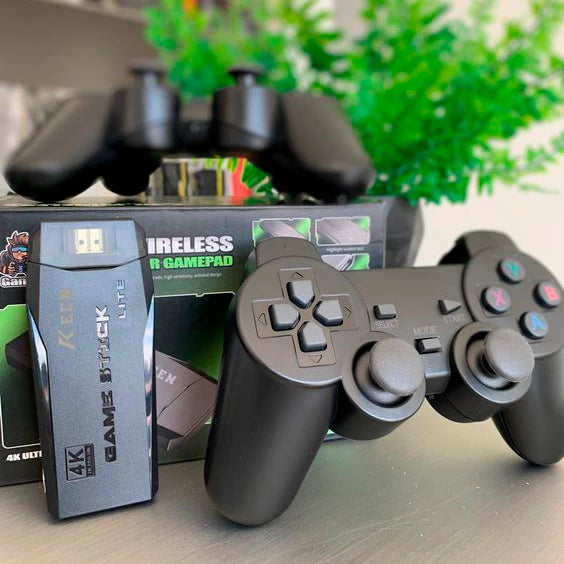 Game Stick Lite | Consola Retro +20.000 Juegos + 2 Controles Inalámbricos