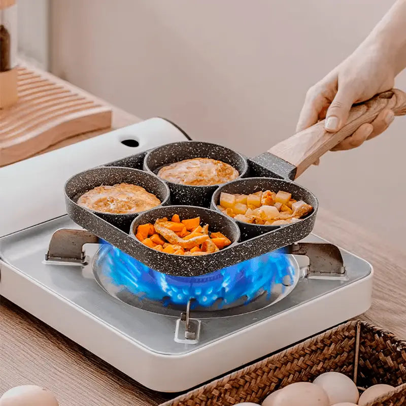 Sartén de Cuatro Agujeros