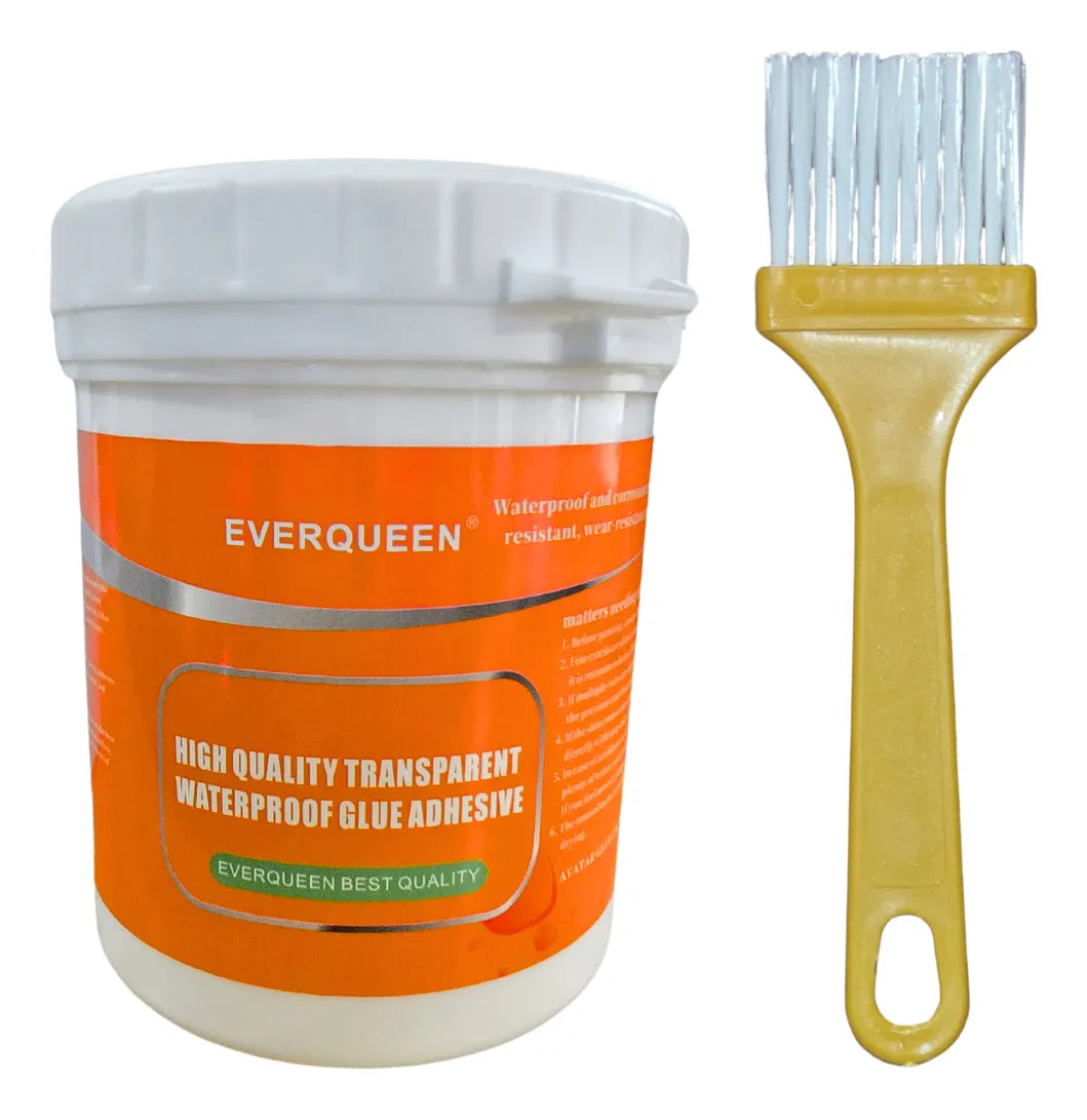 Sellador Transparente Impermeable 300g + Brocha  | Pack 2 Unidades