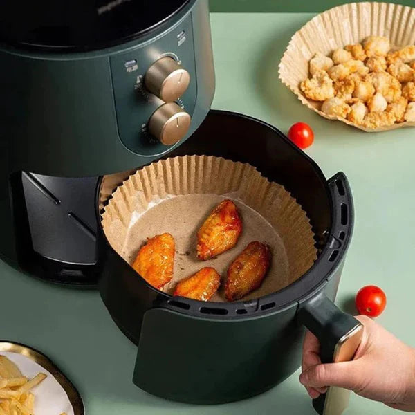 PAPEL ANTIADHERENTE PARA AIR FRYER | 100 Unidades