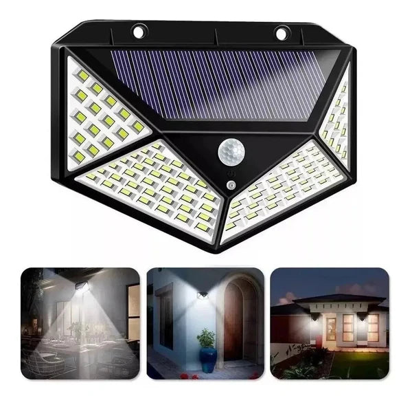 LAMPARA SOLAR LED CON SENSOR | Pack 2 Unidades